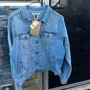 NWT Stetson Jean Jacket sz L